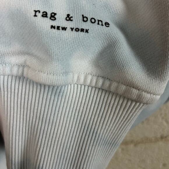 Rag & Bone Blue Tie Dye Sweatshirt size L - Picture 3 of 8